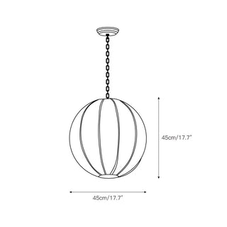 Casolila Suspension Métal Tissu Élégance Premium