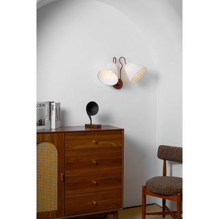 Elthayra Applique Murale Métal Tissu Industriel Vintage