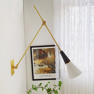 Ersila Applique Murale Laiton Métal Minimaliste Moderne