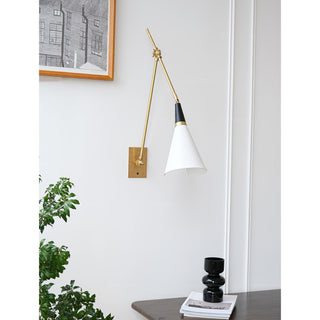 Ersila Applique Murale Laiton Métal Minimaliste Moderne