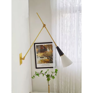 Ersila Applique Murale Laiton Métal Minimaliste Moderne