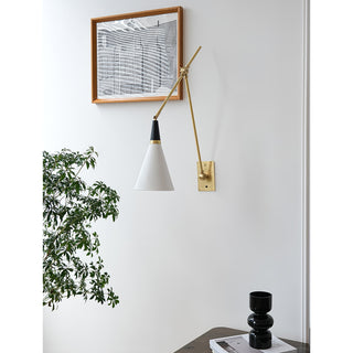 Ersila Applique Murale Laiton Métal Minimaliste Moderne