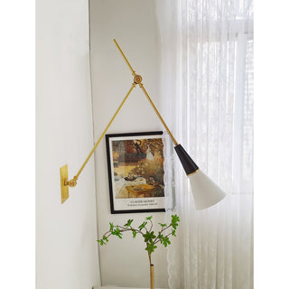 Ersila Applique Murale Laiton Métal Minimaliste Moderne