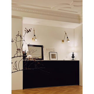 Ersila Applique Murale Laiton Métal Minimaliste Moderne