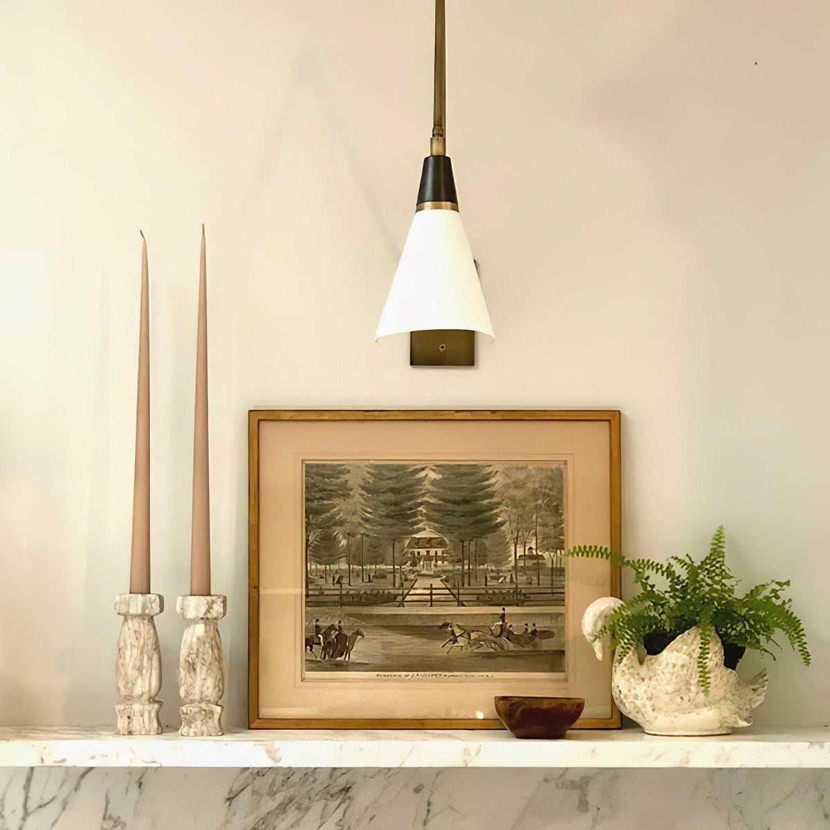 Lindsay Applique Murale Industrielle en Verre Vintage