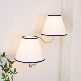 Evynor Applique Murale Laiton Tissu Industriel Vintage