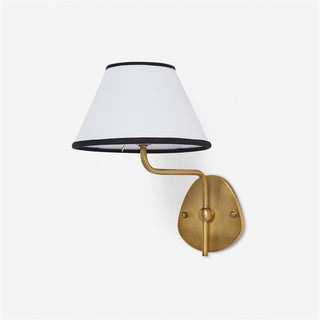 Evynor Applique Murale Laiton Tissu Industriel Vintage