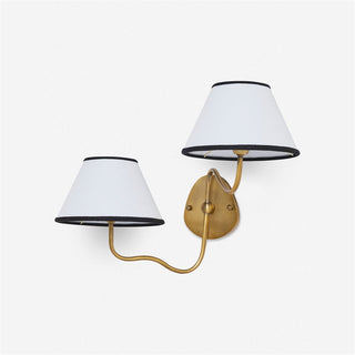 Evynor Applique Murale Laiton Tissu Industriel Vintage