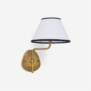 Evynor Applique Murale Laiton Tissu Industriel Vintage