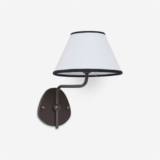 Evynor Applique Murale Laiton Tissu Industriel Vintage