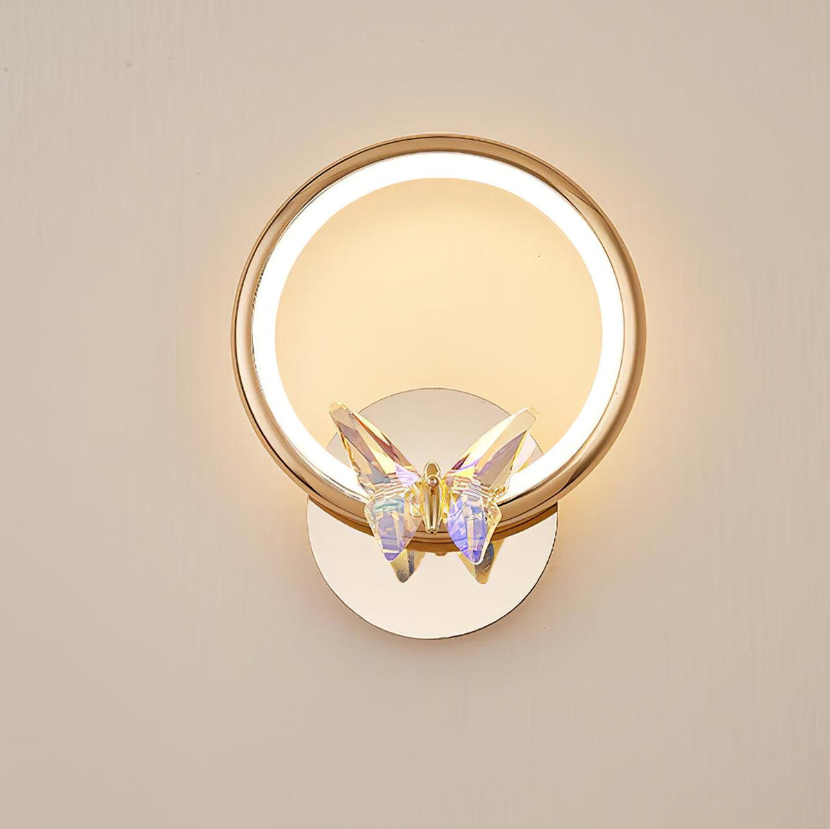 Ersoren Applique Murale Cristal Papillon Magique