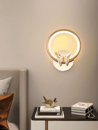 Ersoren Applique Murale Cristal Papillon Magique