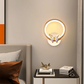 Ersoren Applique Murale Cristal Papillon Magique