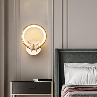 Ersoren Applique Murale Cristal Papillon Magique