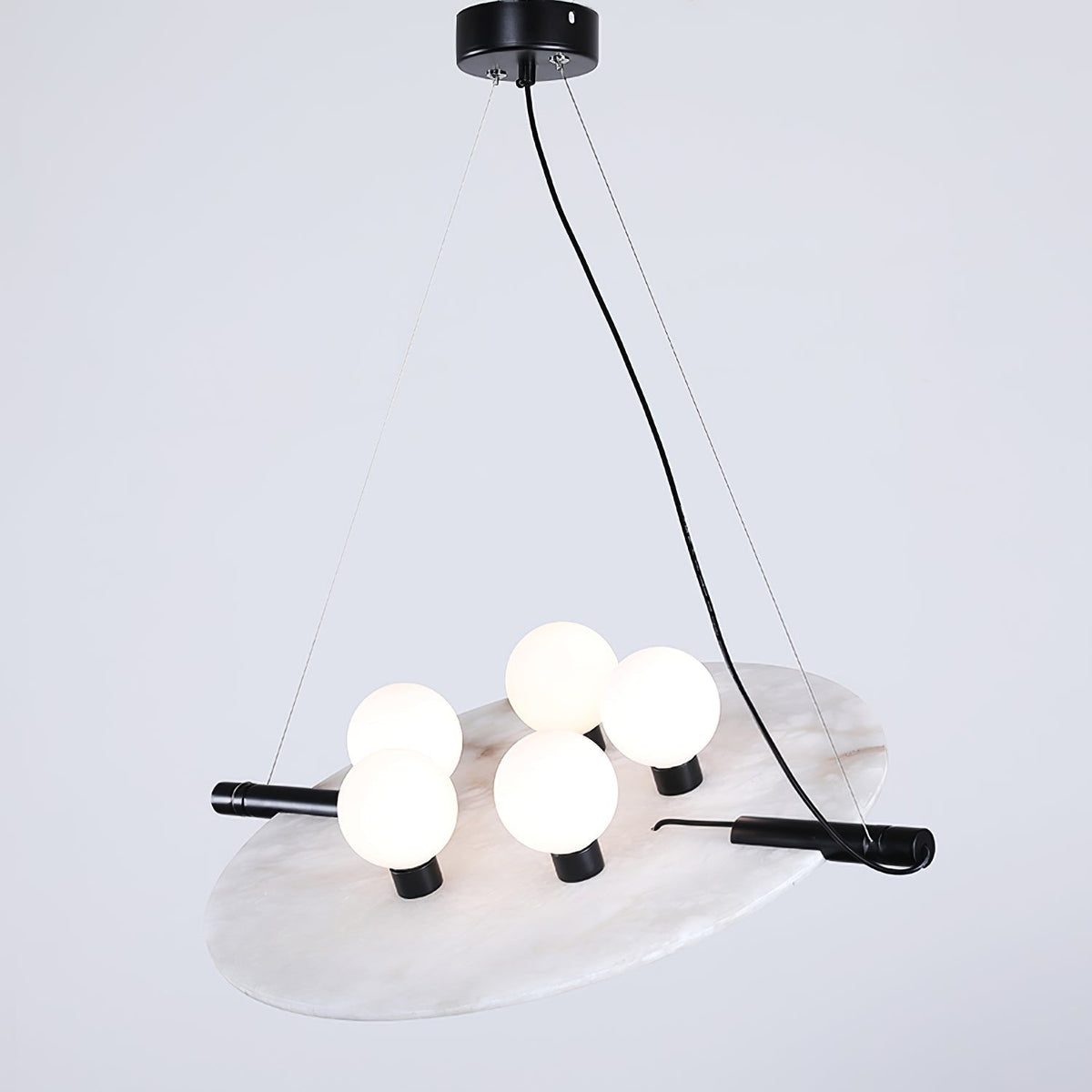 Vasila Suspension Métal Albâtre Luxe Postmoderne
