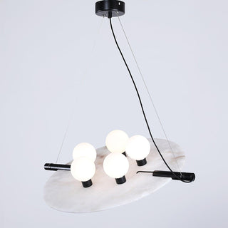Imirila Disque Forme Verre Pendentif Lumière