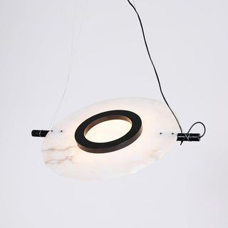 Imirila Disque Forme Verre Pendentif Lumière