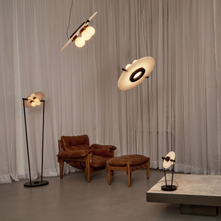 Vasila Suspension Métal Albâtre Luxe Postmoderne