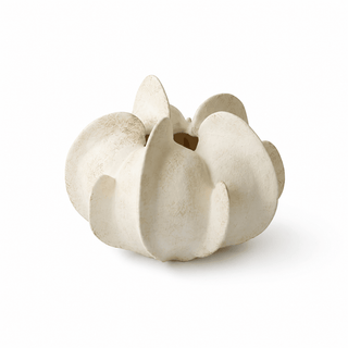 Magnolia Bloom Ceramic Sculpture Vase-Neutral Decor