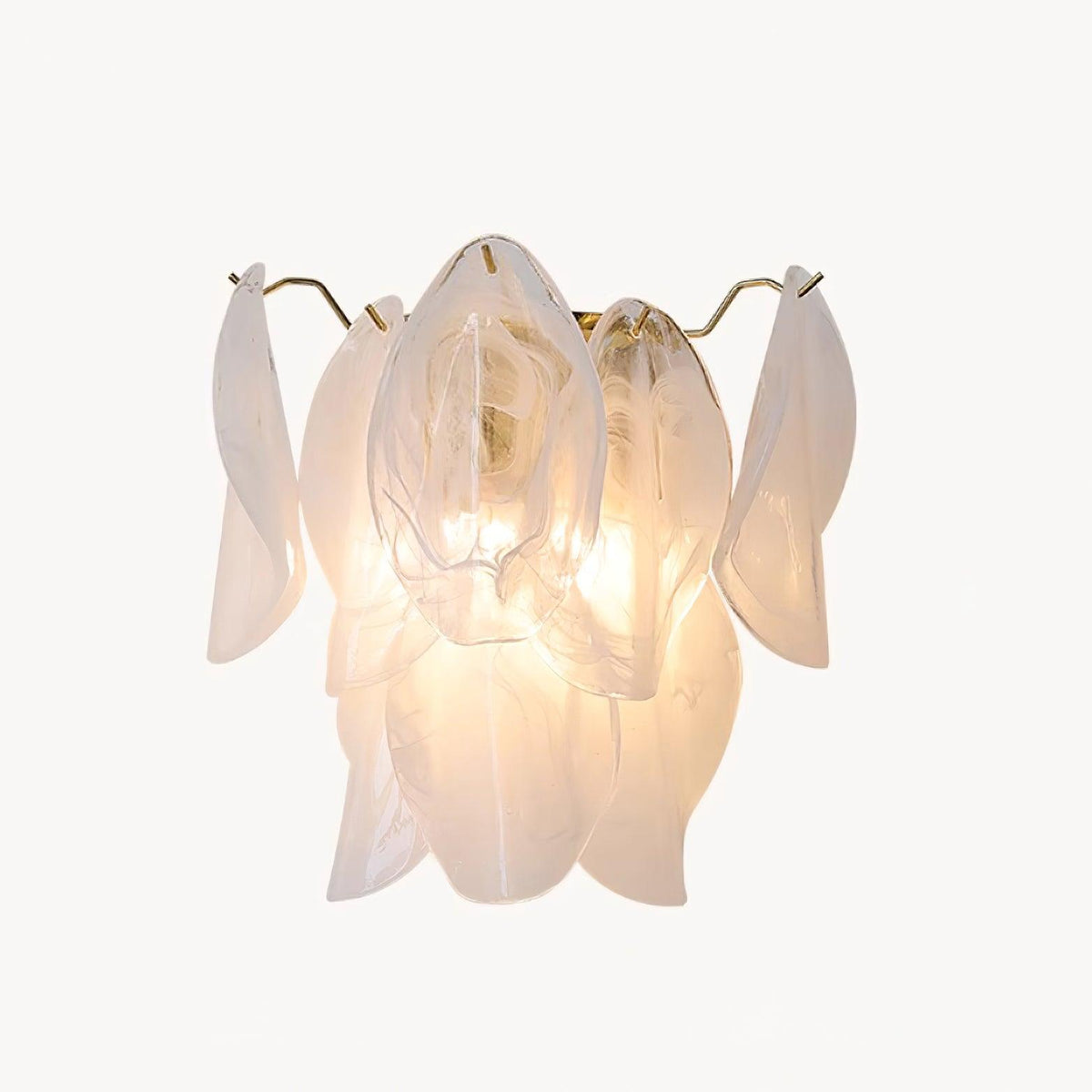 Evelo Petal Glass Wall Lamp-Neutral Decor