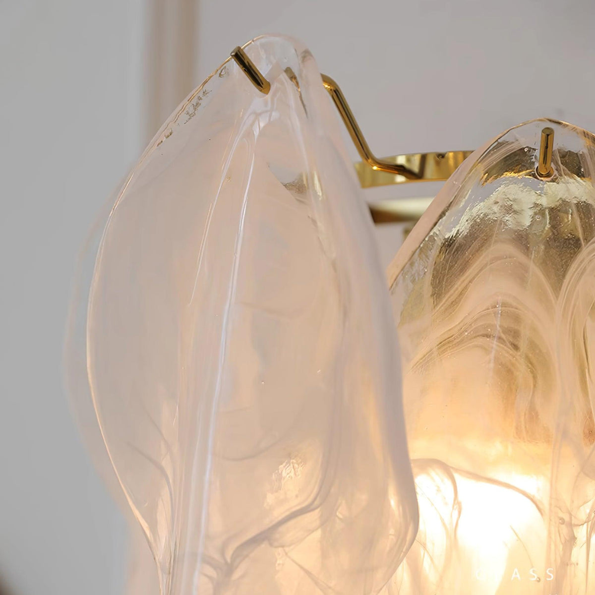 Evelo Petal Glass Wall Lamp-Neutral Decor