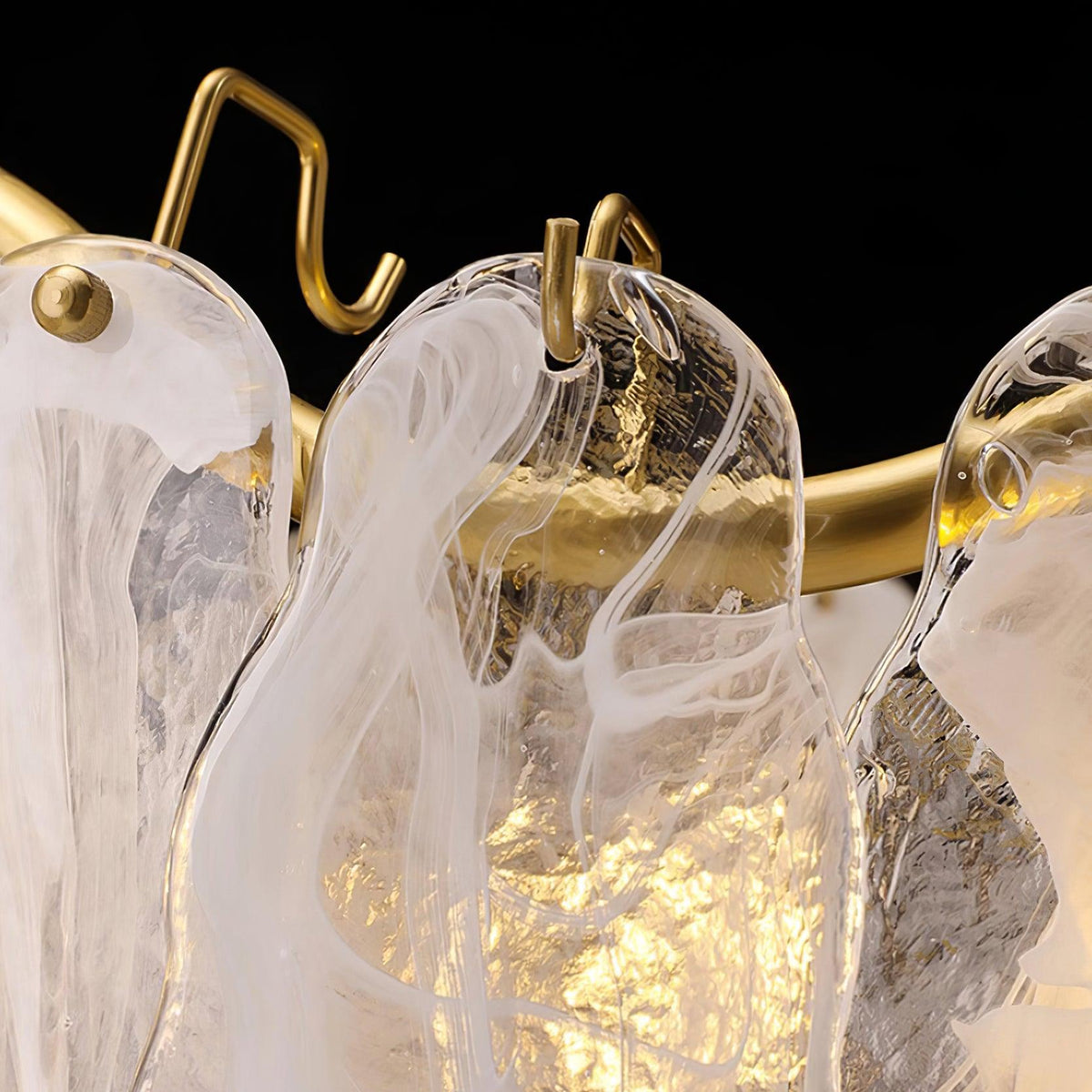 Emilira Lustre Panneaux en Verre Nuage