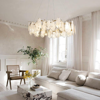 Lustra Lustre Panneaux en Verre Nuage