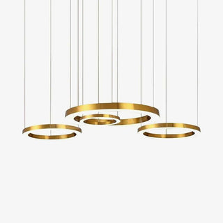 Lustra Suspension Dorée Moderne