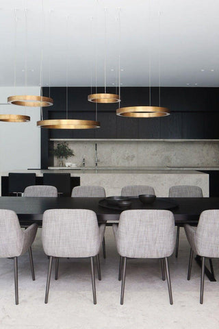 Lustra Suspension Dorée Moderne