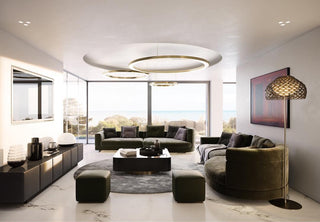 Lustra Suspension Dorée Moderne