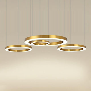 Lustra Suspension Dorée Moderne
