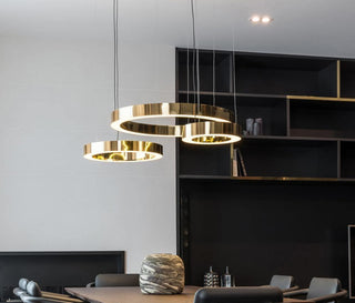 Lustra Suspension Dorée Moderne