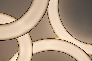 Lustra Suspension Dorée Moderne