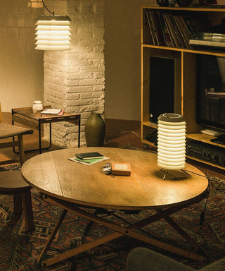 Orelelette Lampe de Table en Lattier Scandinave