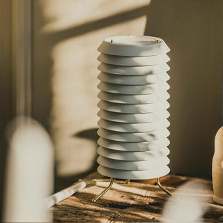 Orelelette Lampe de Table en Lattier Scandinave