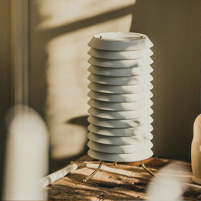 Orelelette Lampe de Table en Lattier Scandinave