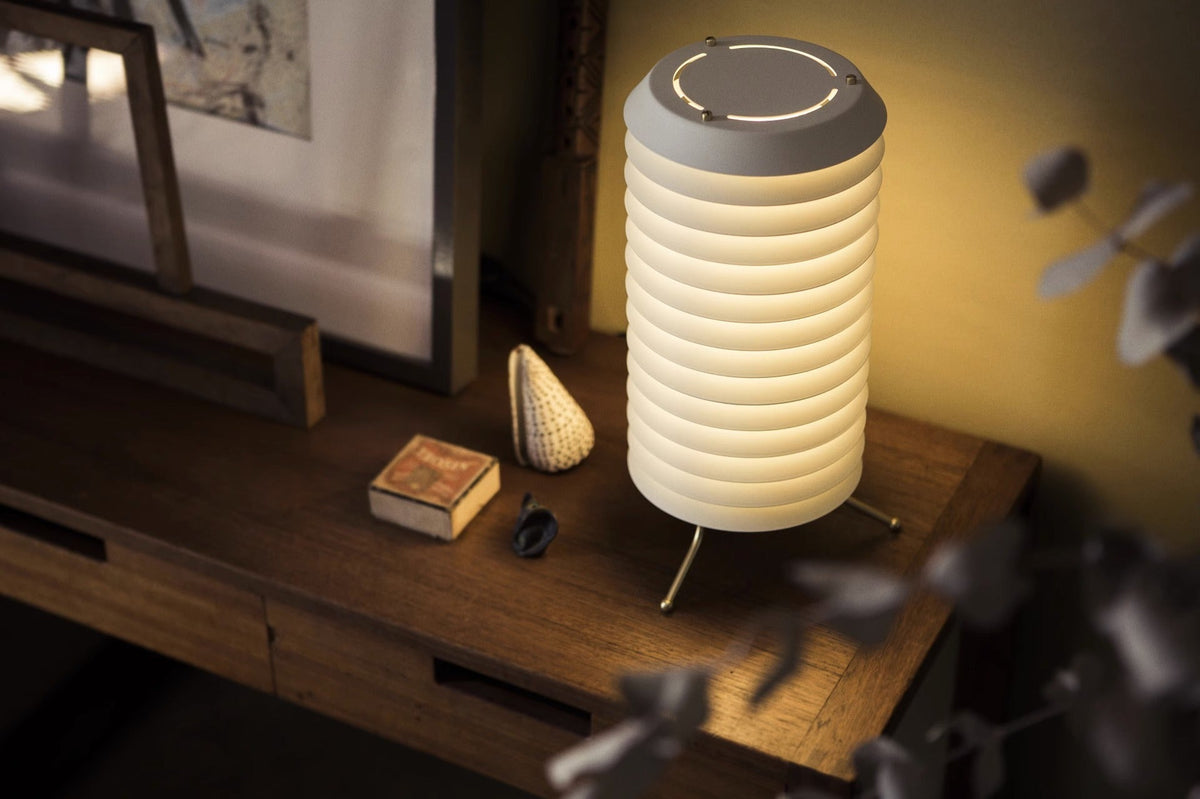 Orelelette Lampe de Table en Lattier Scandinave