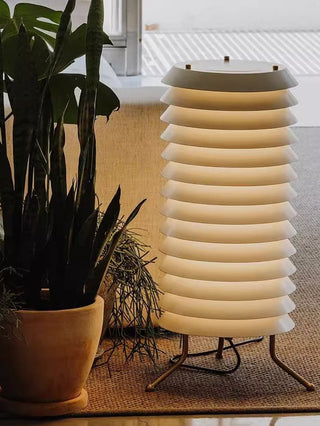 Orelelette Lampe de Table en Lattier Scandinave