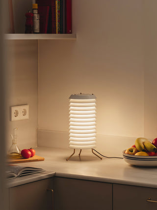 Orelelette Lampe de Table en Lattier Scandinave