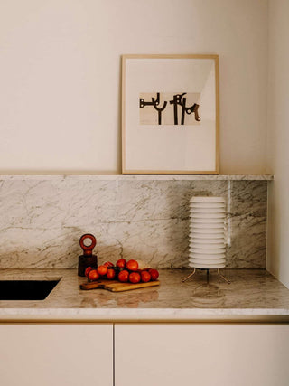 Orelelette Lampe de Table en Lattier Scandinave