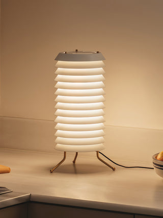 Orelelette Lampe de Table en Lattier Scandinave