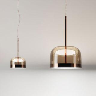 Valentina Suspension Nordique, Métal/Verre, Noir/Or, Salle à Manger