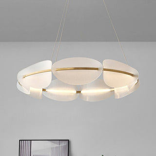 Arisha Suspension Ronde Moderne, Métal/Acrylique, Couleur Variable, Salon/Chambre à Coucher