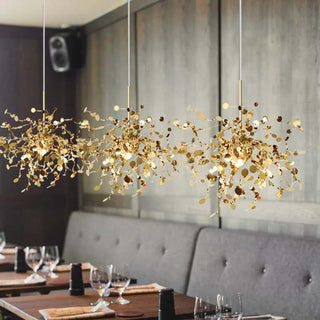 Orex Suspension Divergence Inhabituelle. Acier Inoxydable. Or/Argent. Salle à Manger/Salon-Luire