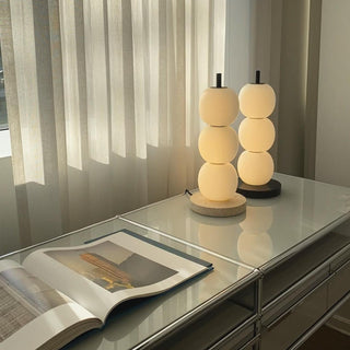 Olive Lampe de Table en Marbre Moderne