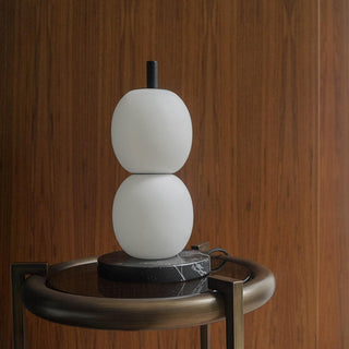 Olive Lampe de Table en Marbre Moderne