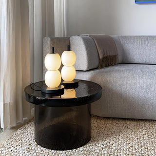 Olive Lampe de Table en Marbre Moderne