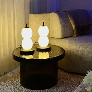 Olive Lampe de Table en Marbre Moderne