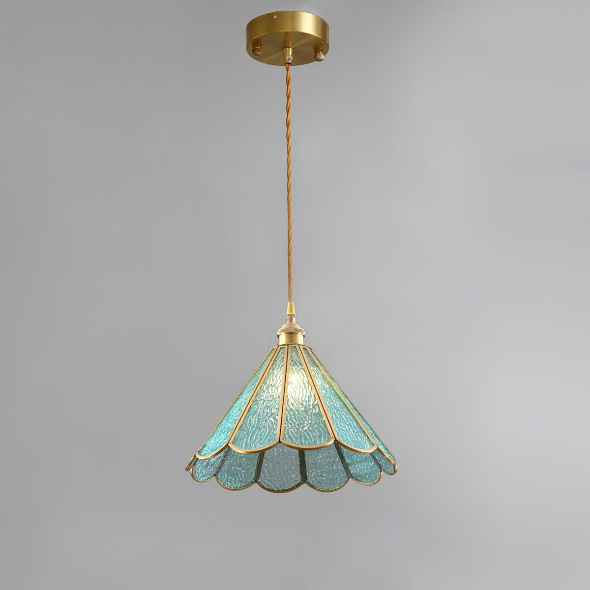 Lione Pink Stained Glass Pendant Light-Neutral Decor