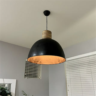 Ilshaos Suspension Bois Métal Industriel Vintage